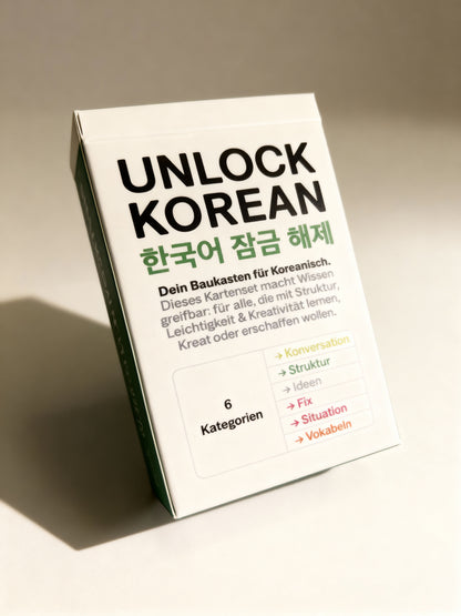 Unlock Korean - das Kartenset